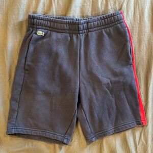 Lacoste Boys’ Graphic on Side Fleece Shorts